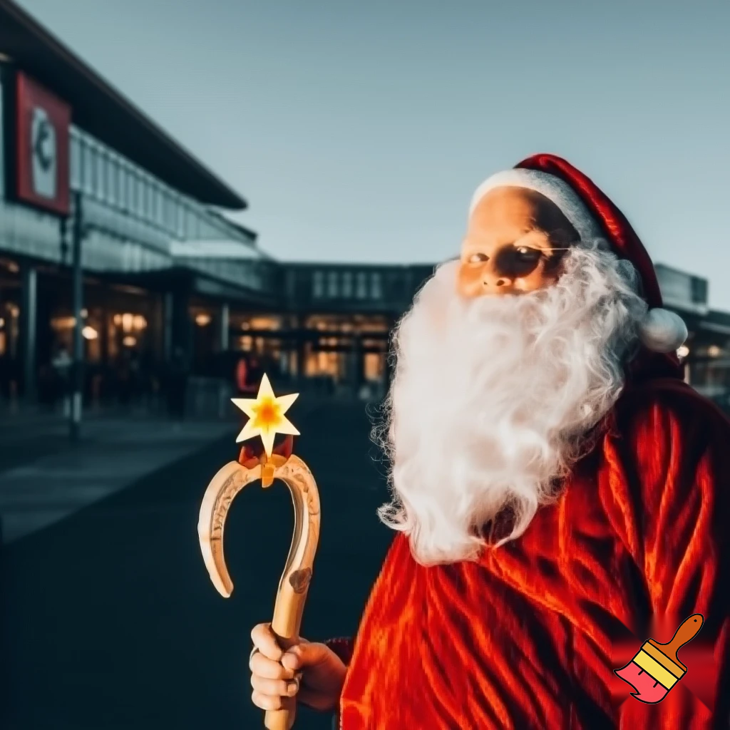 Santa Claus, Russia walking stick with the start the real Santa Claus shopping Centre in Australia
Star a star walking stick
⭐️🌟 Anna chair he sent a sleigh