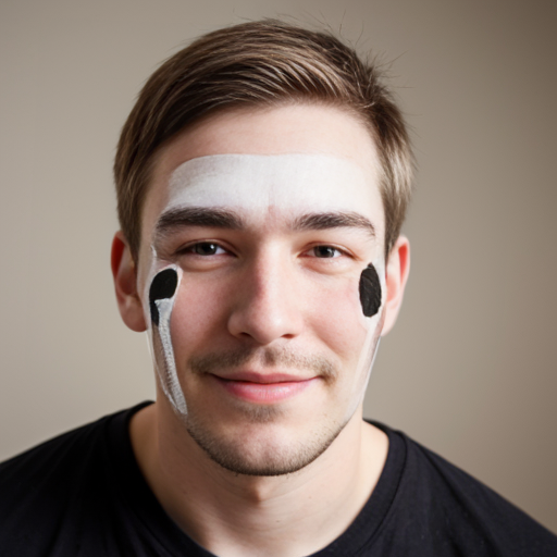 short white guy with a mole on his face

