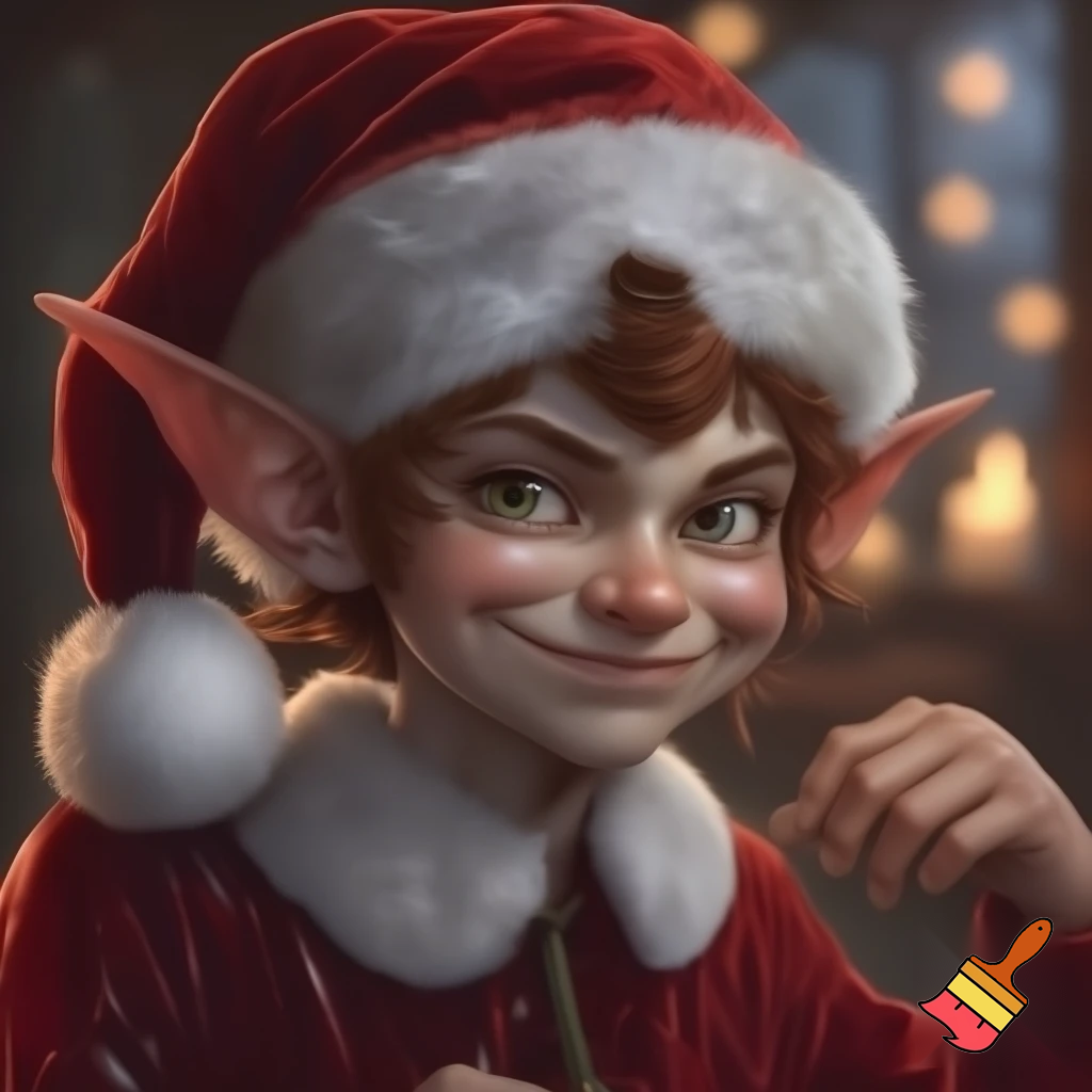 Elf on the shelf Santa Claus hat velvet