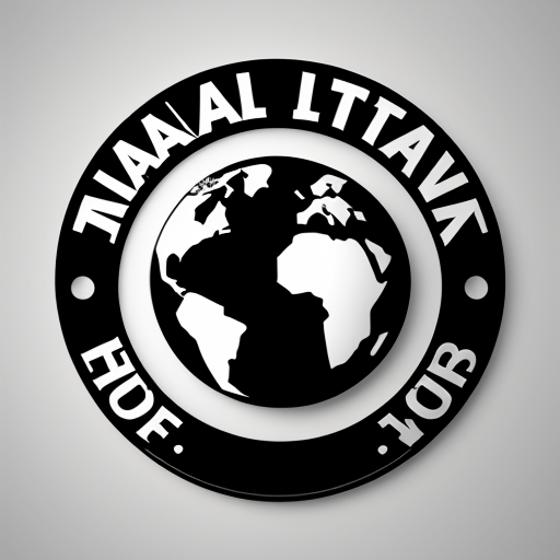 make an "Atlas international" branding logo