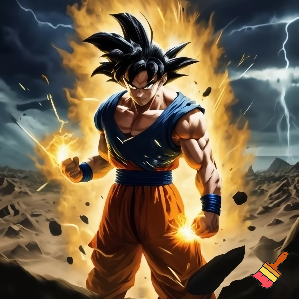 Create an image of Goku 

