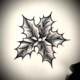 december birth flower tattoo