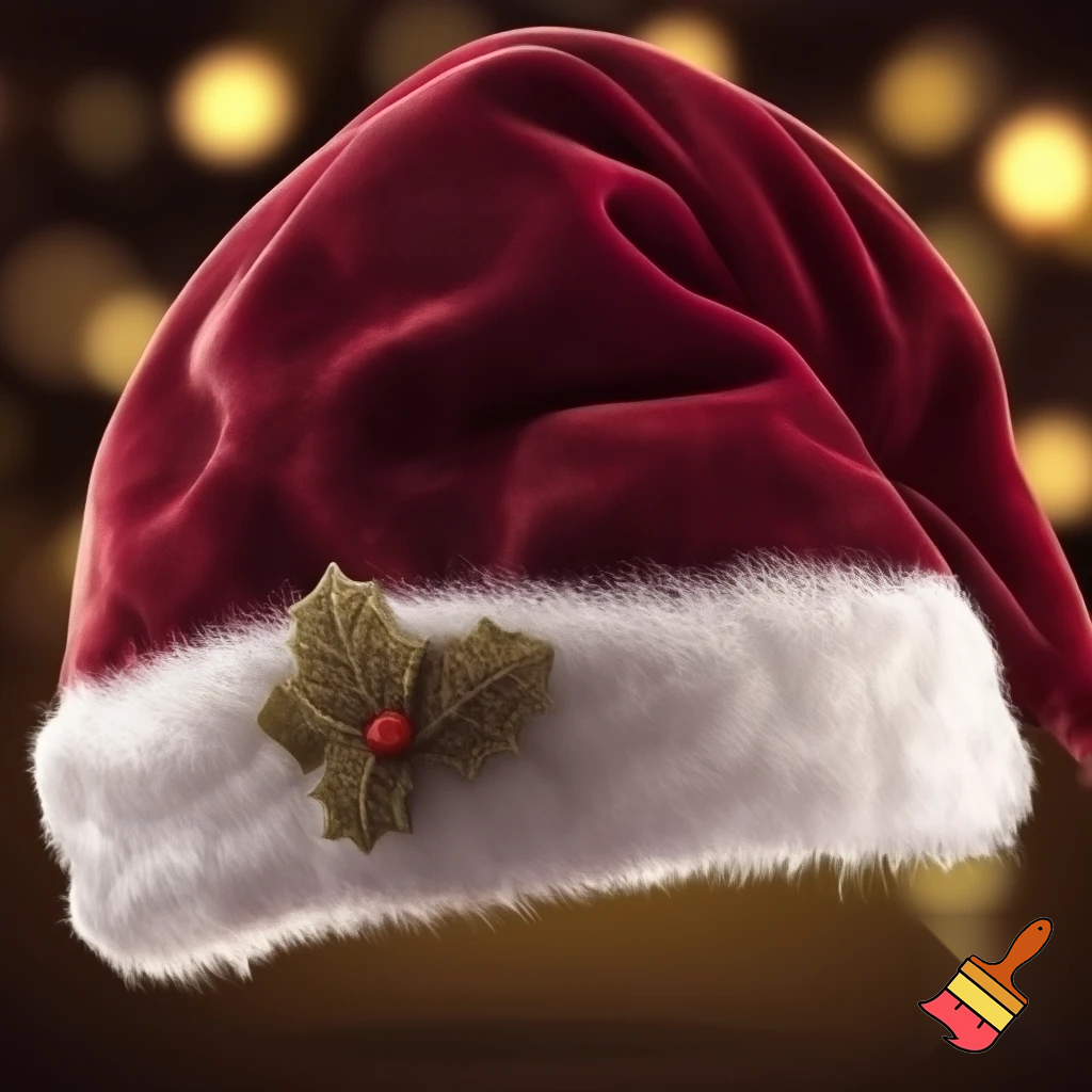 Elf Santa Claus hat velvet Santa Claus elf hat Santa Claus