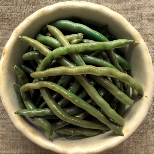 old lady green beans