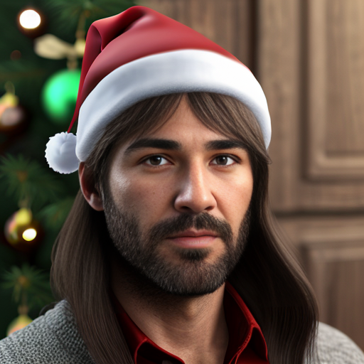 Christmas wizard hat