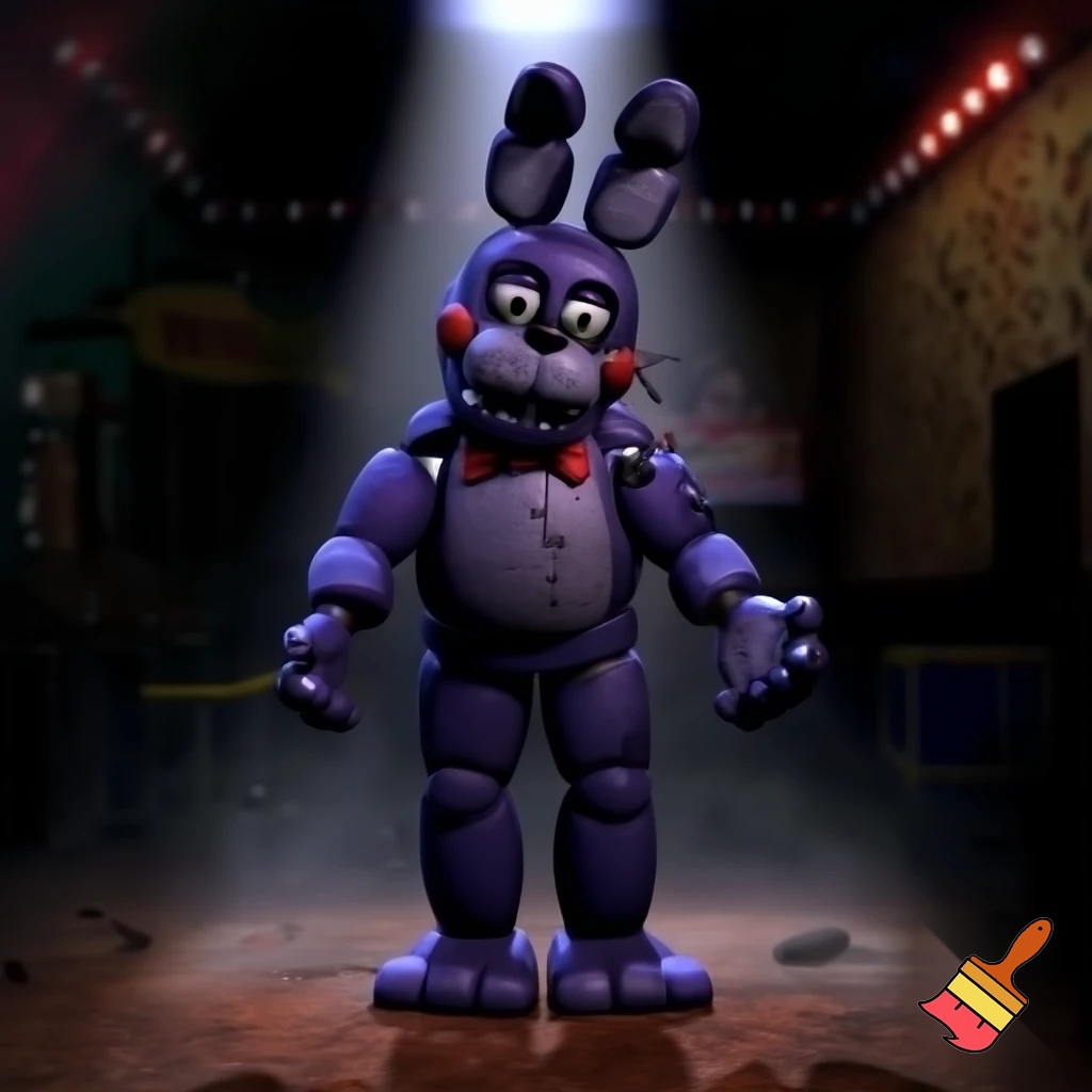 Bonnie the bunny from fnaf 