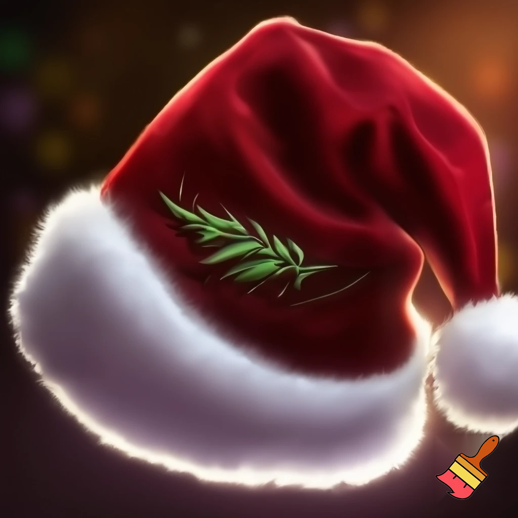 Elf Santa Claus hat velvet