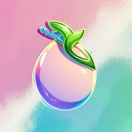 a logo that consist in a green drop of blood that looks like it's fading away like is a ghost.