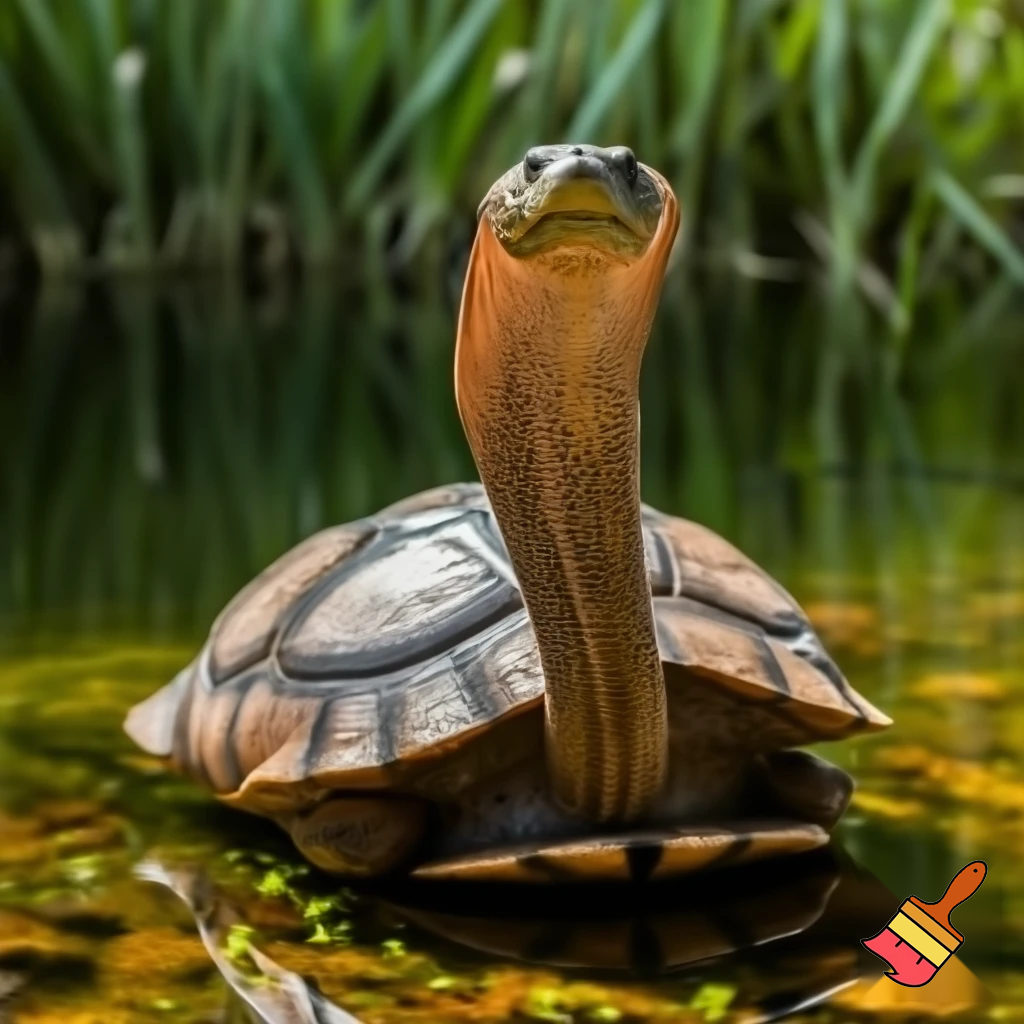 my friend named cohen wants to be a long neck turtle, can you do that for him please?