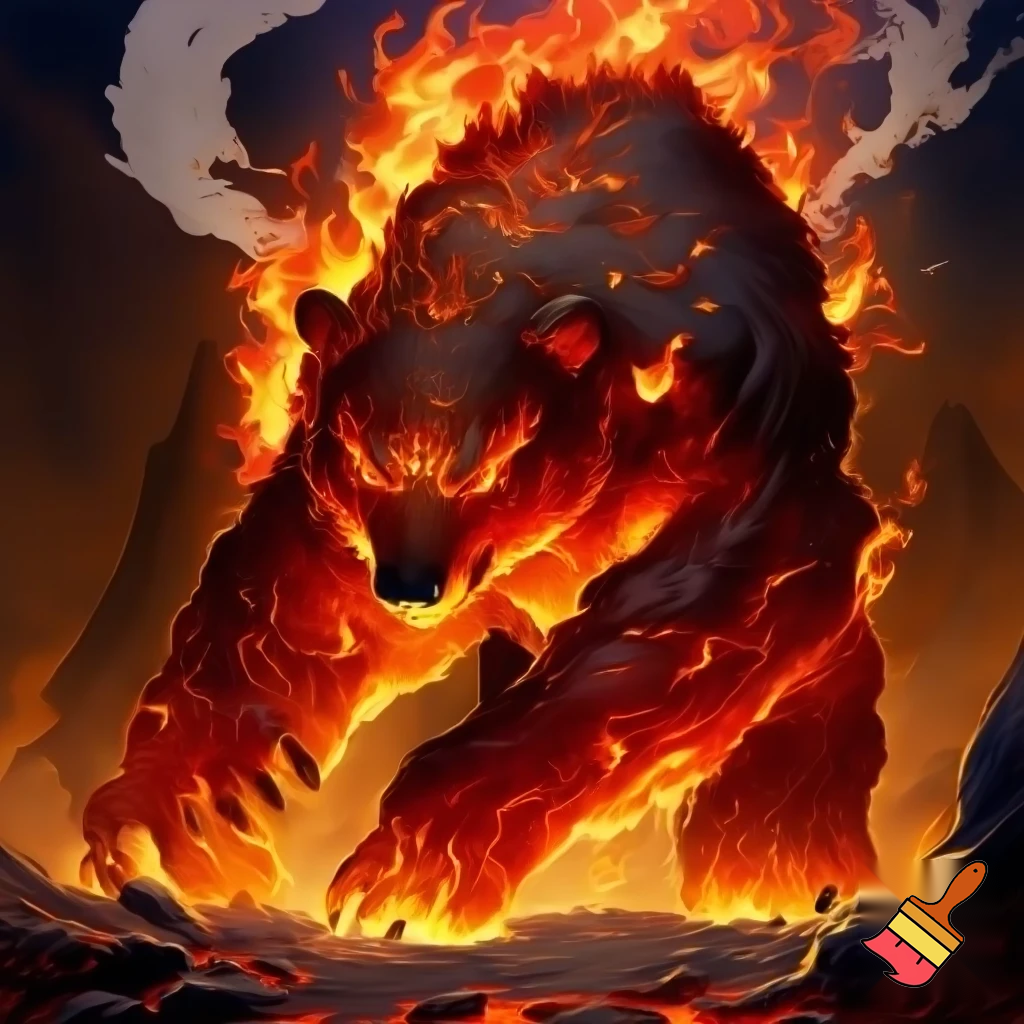Pokemon fire bear