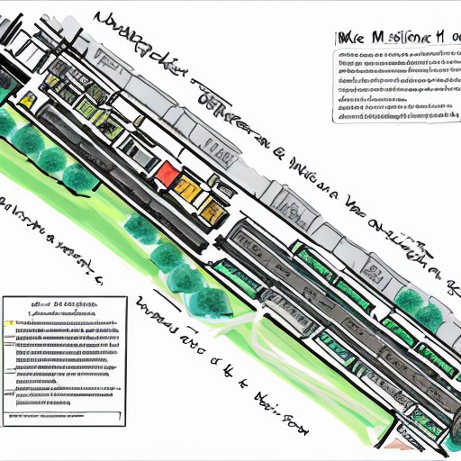 Make me a sketch map of 76 mission road 1-2km distance around the house 