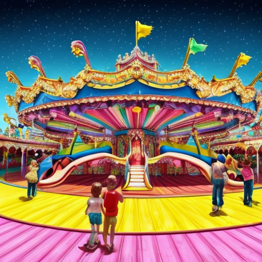 lunapark resmi yap renkli ve güzel olun
