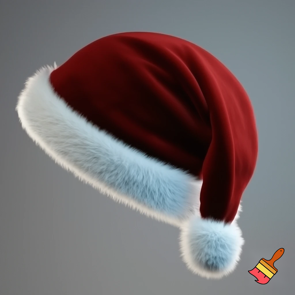 Christmas Santa Claus velvet hat delicate special delicate hat
