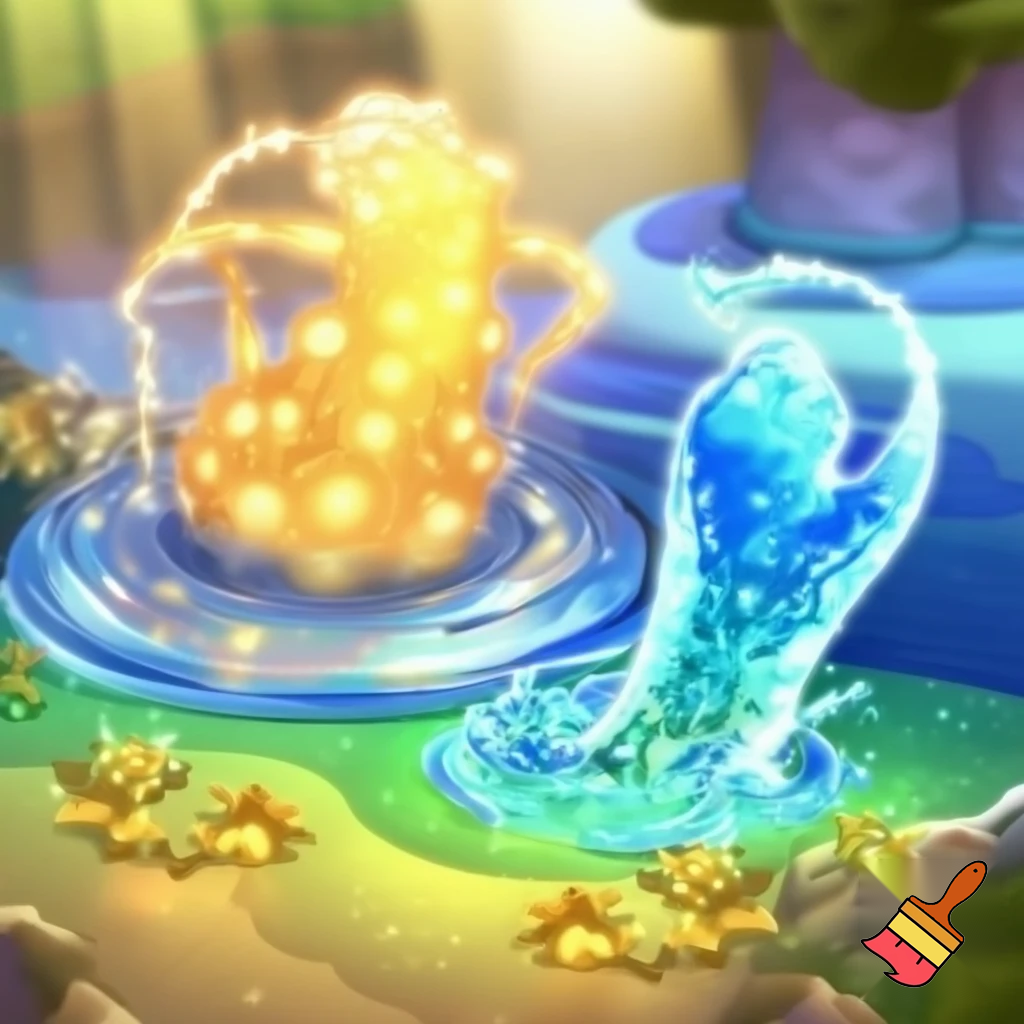 My singing monsters light and water monster

