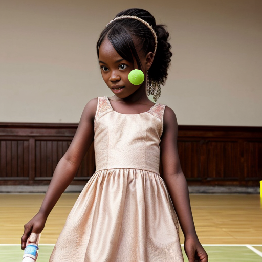 Ugandan little girl, at party dress, very beautiful princess, on the court room