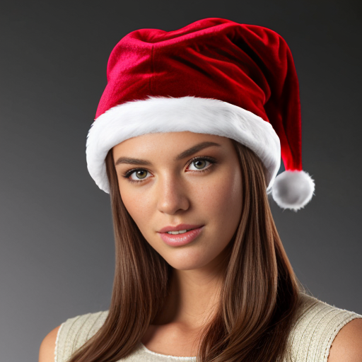 Velvet hat Christmas velvet hat