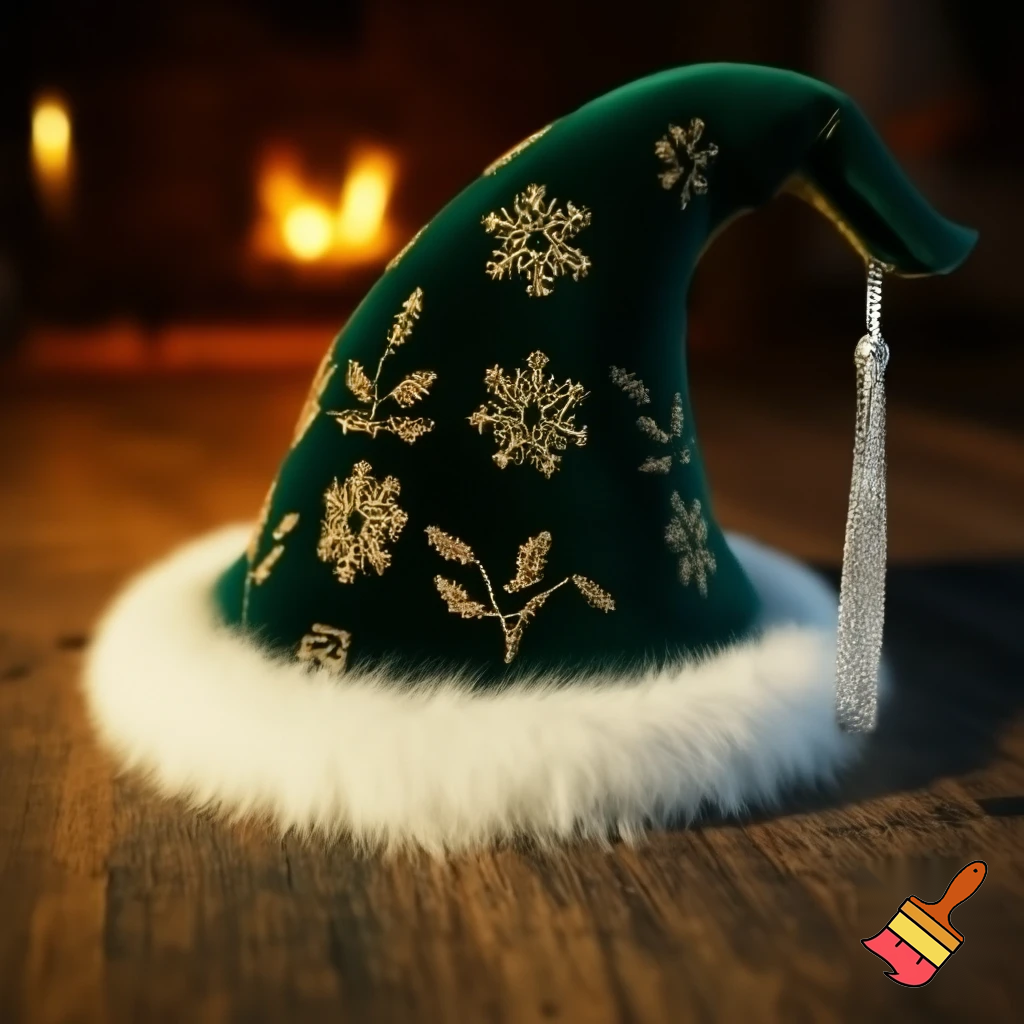 Christmas wizard hat
