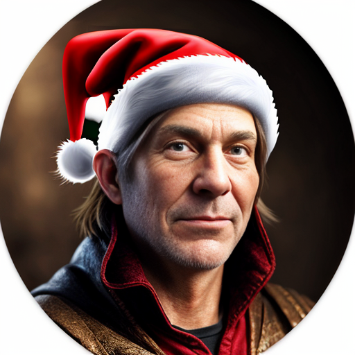 A wizard Christmas hat