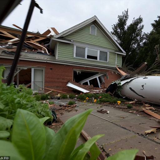 CCTV footage of the Oakland USA ef5 tornado in the garden