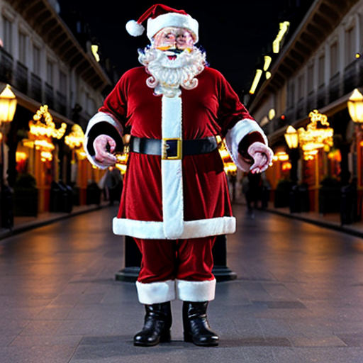 Dazzle Santa Claus dazzle Santa Claus, Paris Disneyland