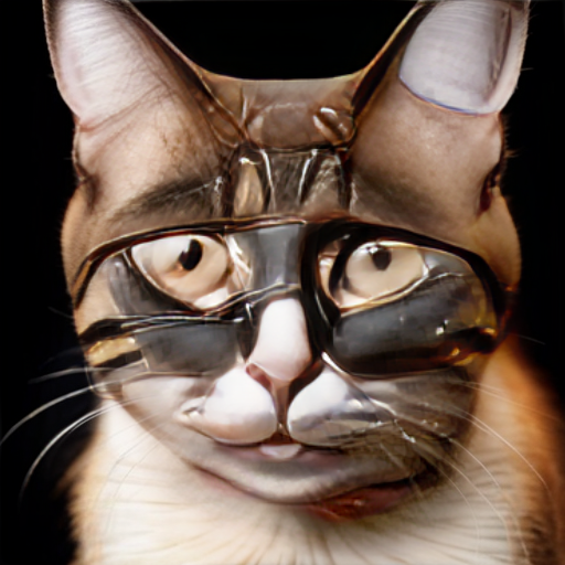 Put a cat head on a monkey body