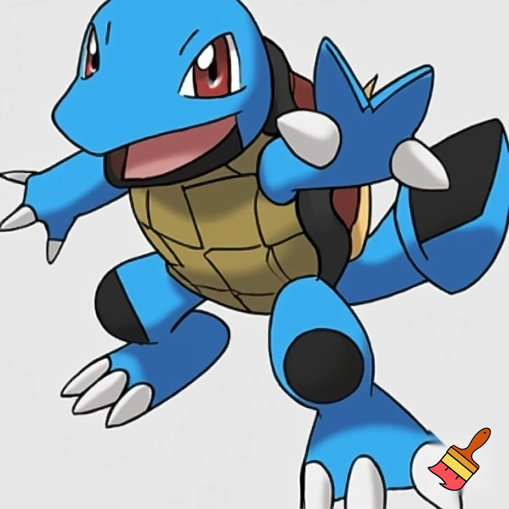 blue rookie level veemon agumon digimon squirtle pokemon fusion