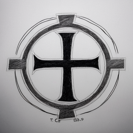 pour un tatouage : je voudrais que soit enchevêtré dans un même dessin, de façon longiligne : une croix occitane un peu stylisée, les lettre BCS dans une écriture fine, le logo du stade toulousaine, tout cela dans les tons gris avec ombrage.