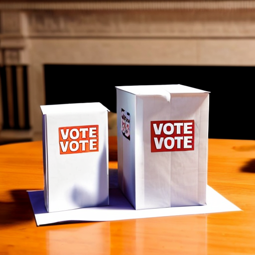 make a voter ballot with 2 boxes, one checked of and the title of the ballot says JUST DO IT.