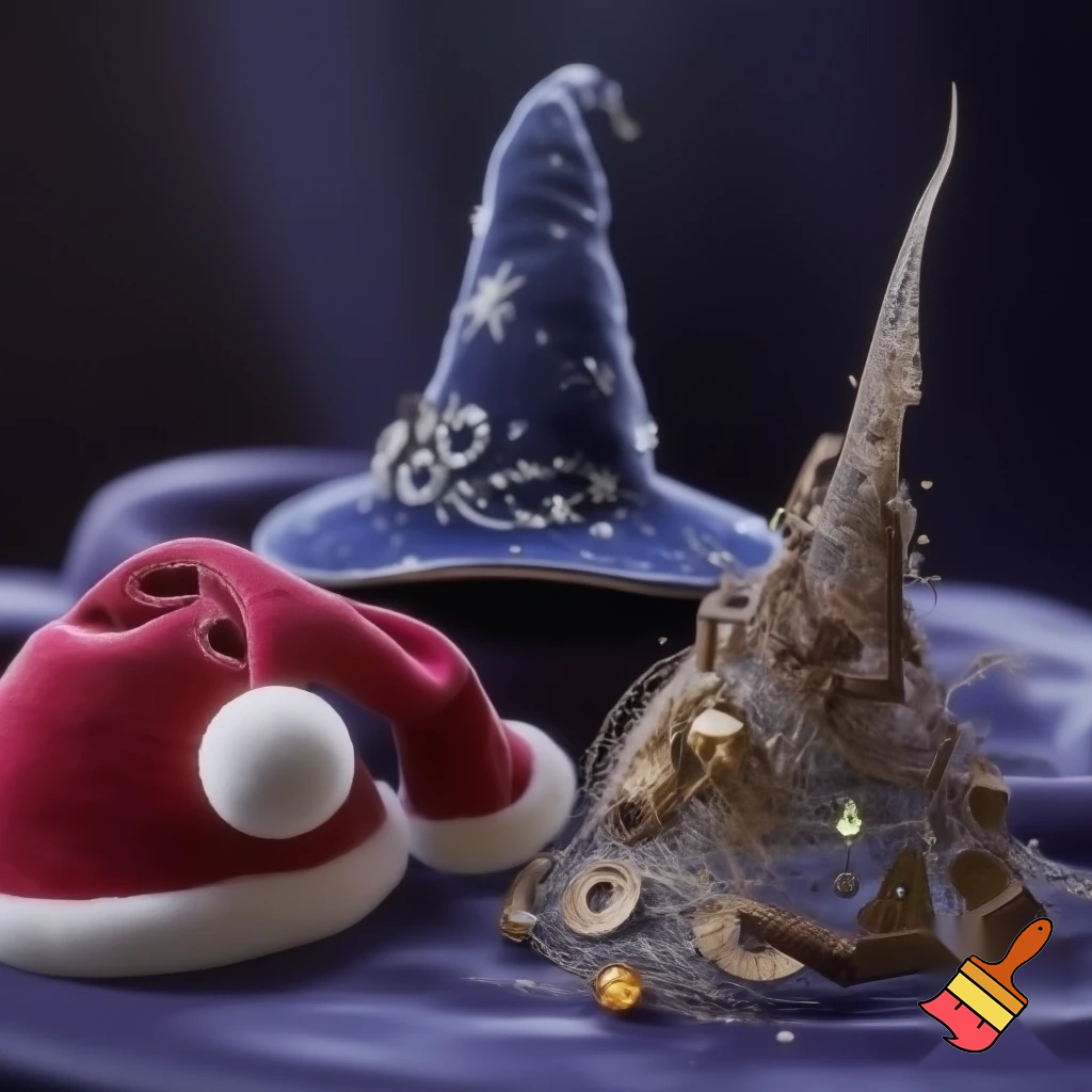 Wizard hat, Christmas hat, special hat and very special delicate hat