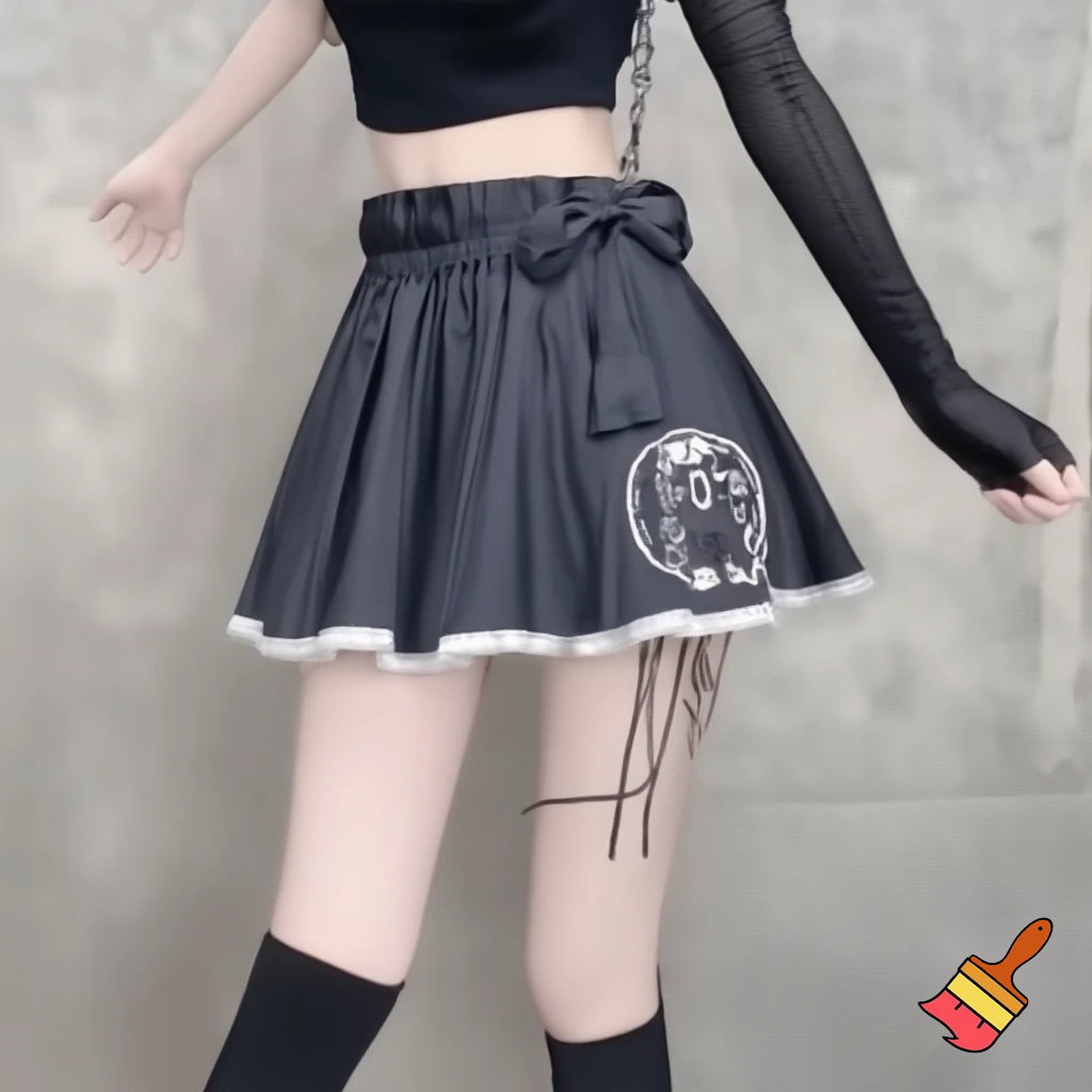 Skirt girl collant anime style