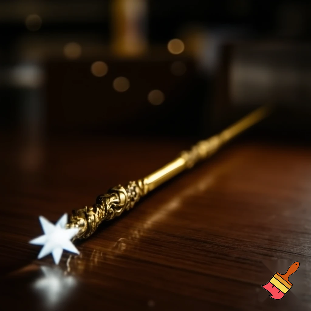 Star magic wand gold