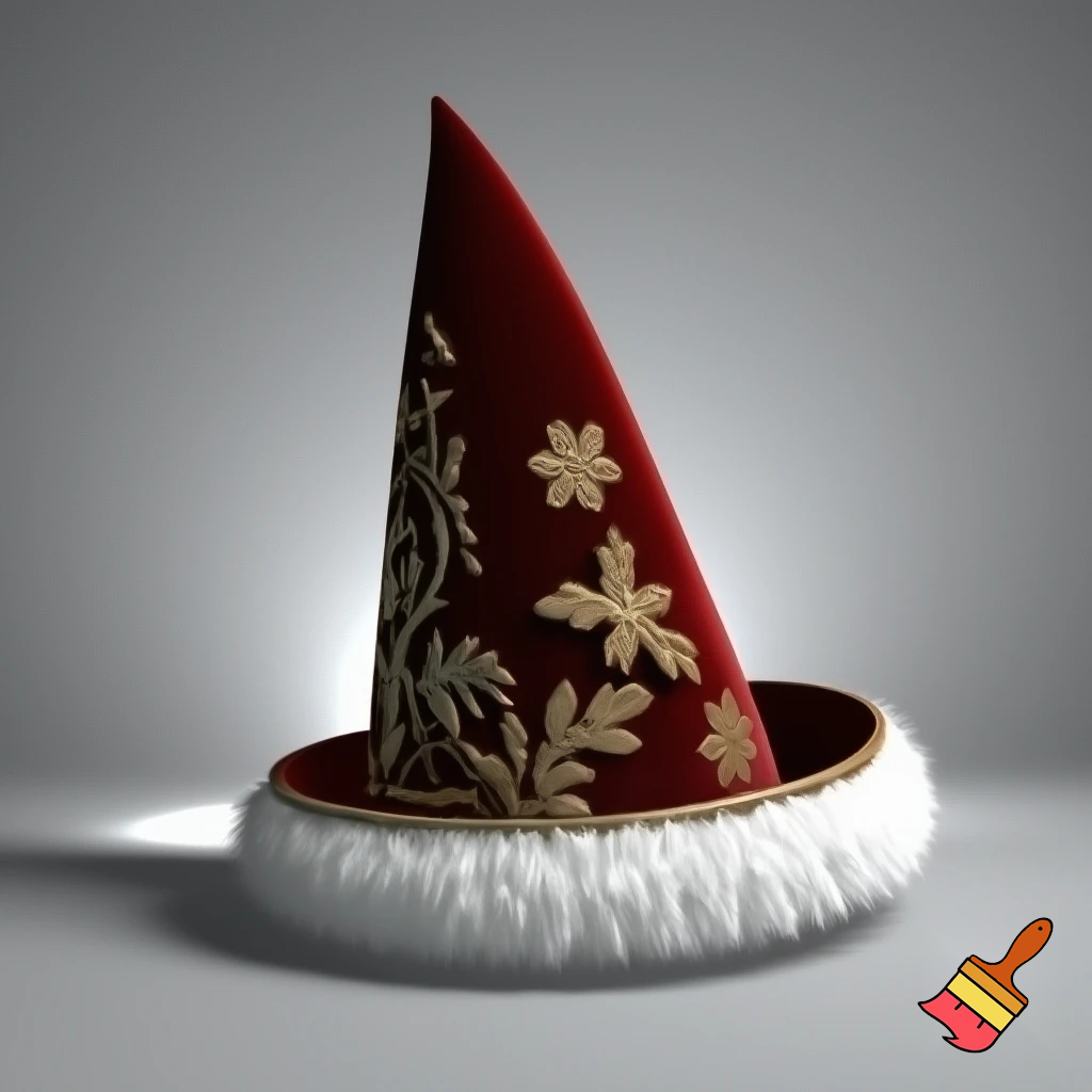 Christmas wizard hat