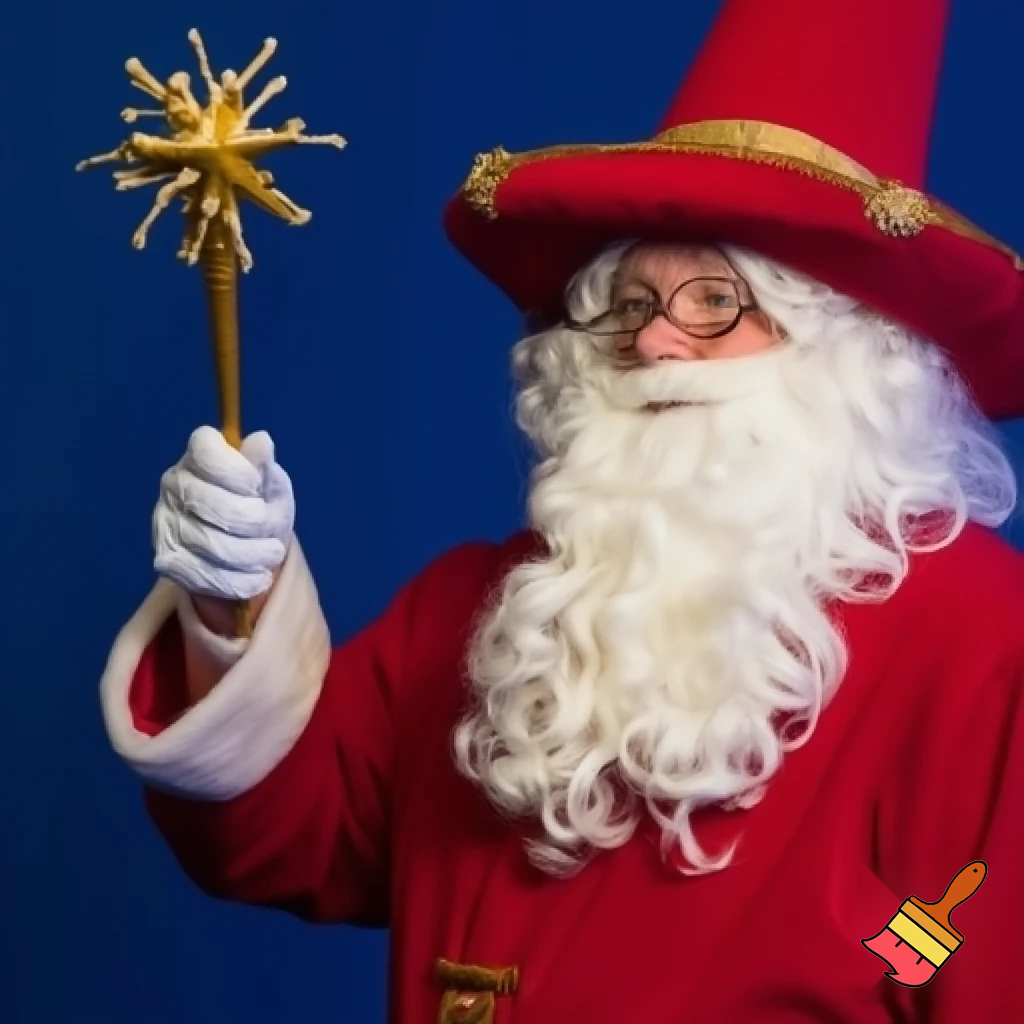Santa Claus Pennwell Disney🇫🇷 wizard Santa Claus Santa Claus real person Disneyland Paris Santa Claus in Paris the wizard💫🏰 a wizard hat Magic Star wand Santa Claus hat wizard Santa Claus hat