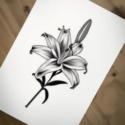 may birth flower tattoo