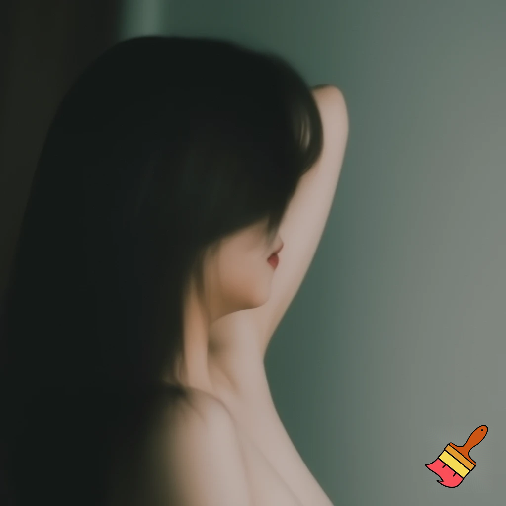 Korean hot naked girl from back Fac towards me