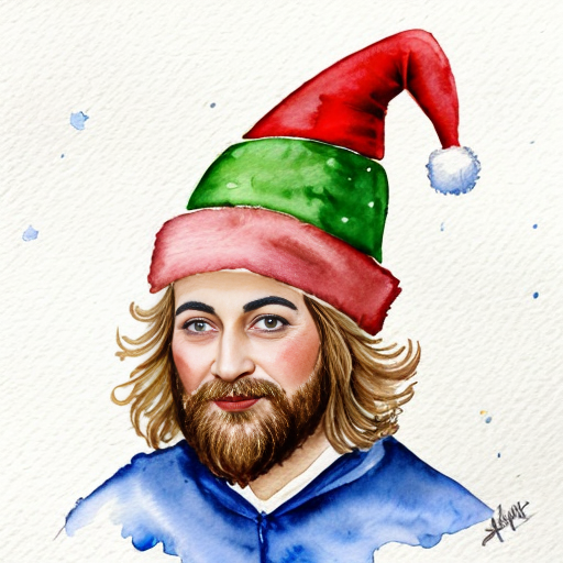 Christmas wizard hat