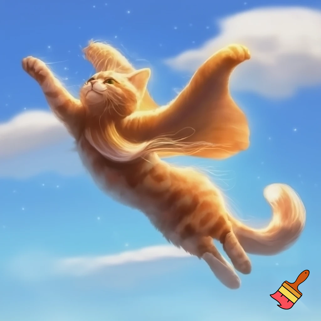 flying cat