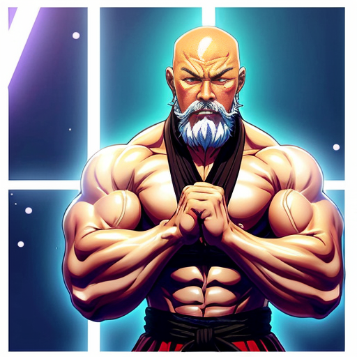 asian_bald__sifu__shaolin__old_bonze__long_white_beard_pigtail__chinese_warrior__bodybuilder__kung_fu_legend__staff__closed_eyes