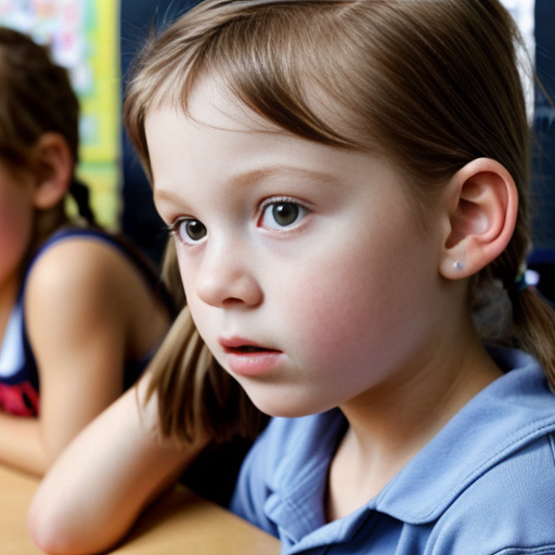 niños en la escuela
