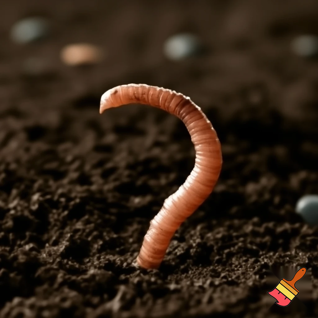 Funny worm jumpscare

