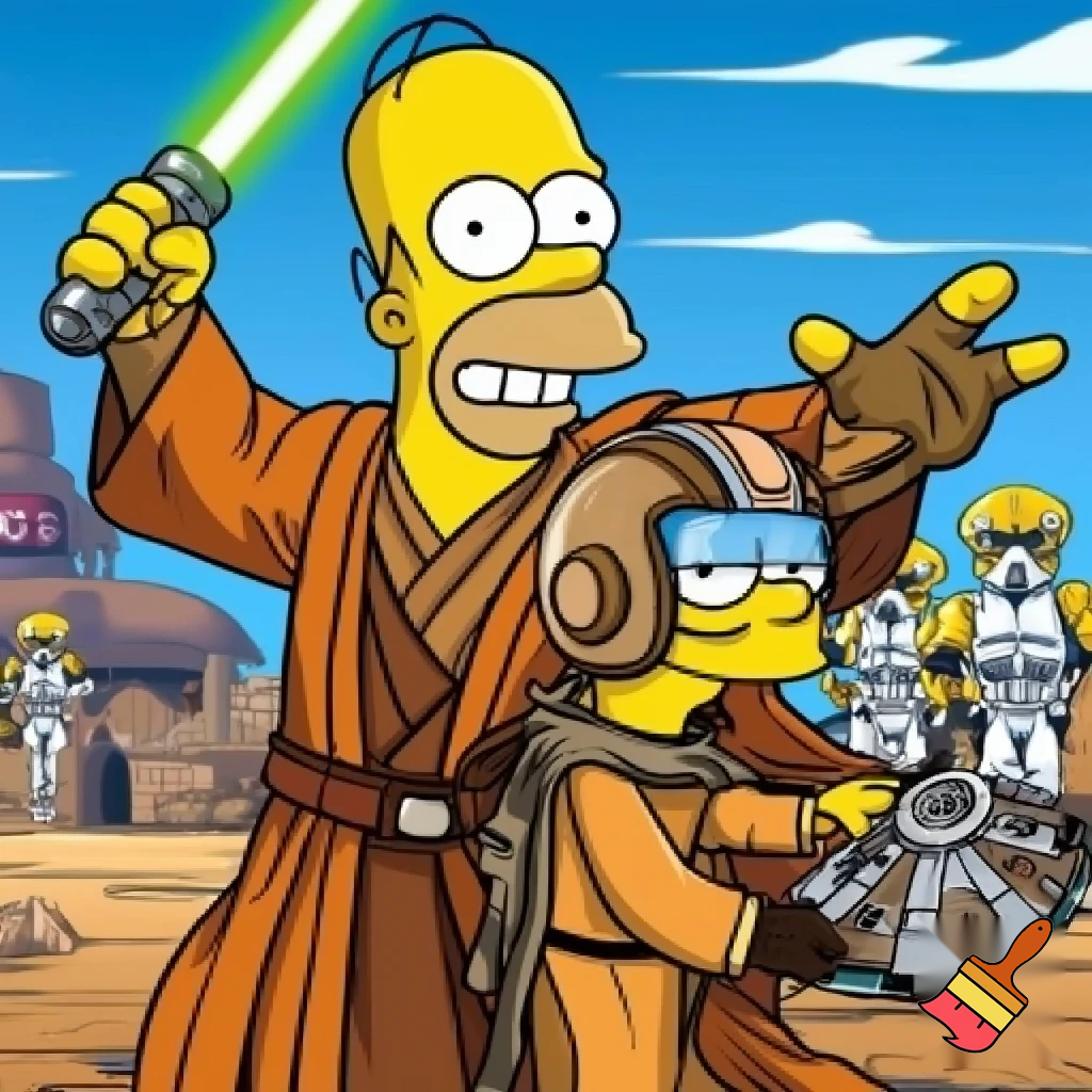 Simpson star wars