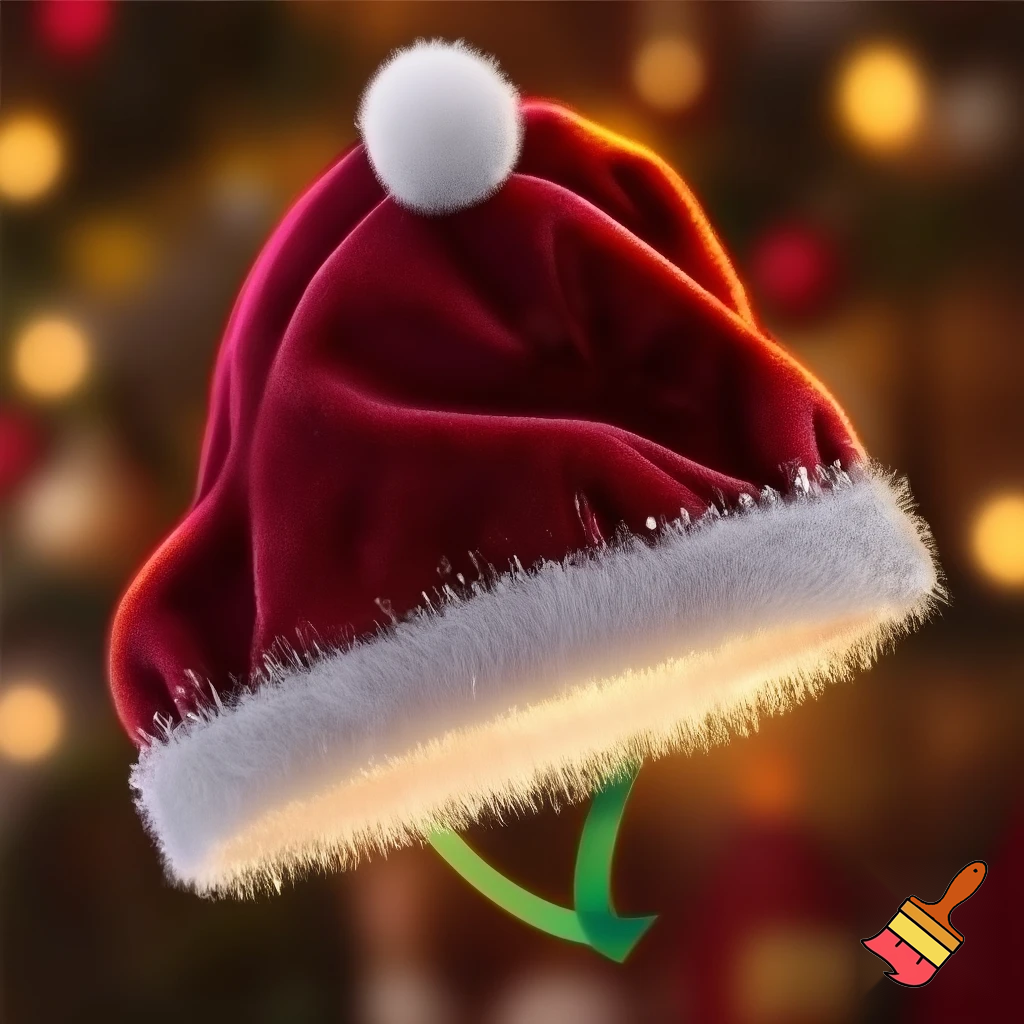 Santa Claus favourite hat elf on the shelf hat velvet