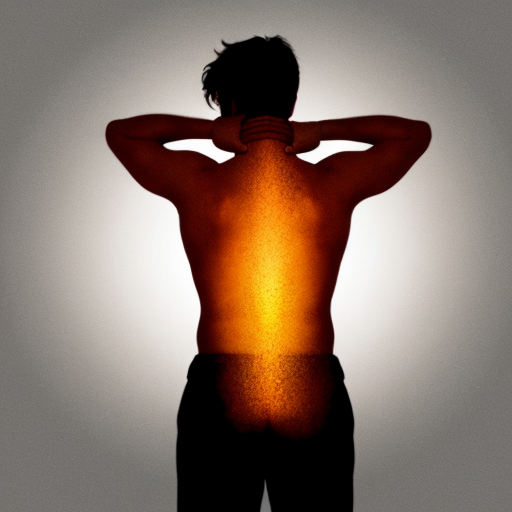 image of a person pointing at their back with 2 hands silhouette