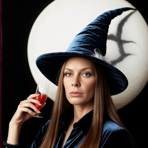 Witches hat velvet