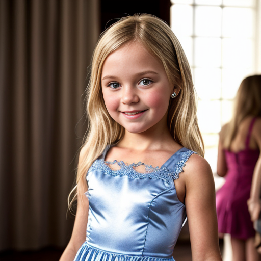 swedish blonde little girl  at party dress, very beautiful, on the party