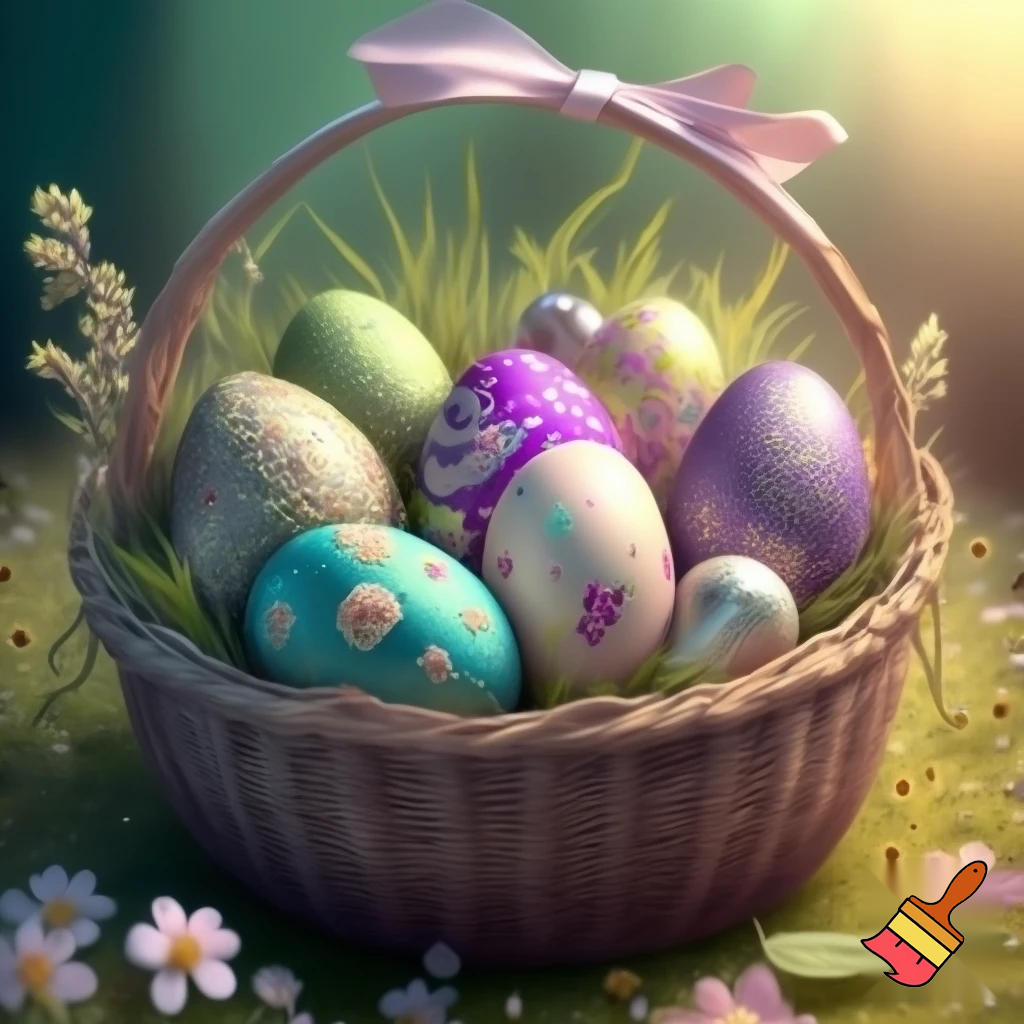 Easter egg basket