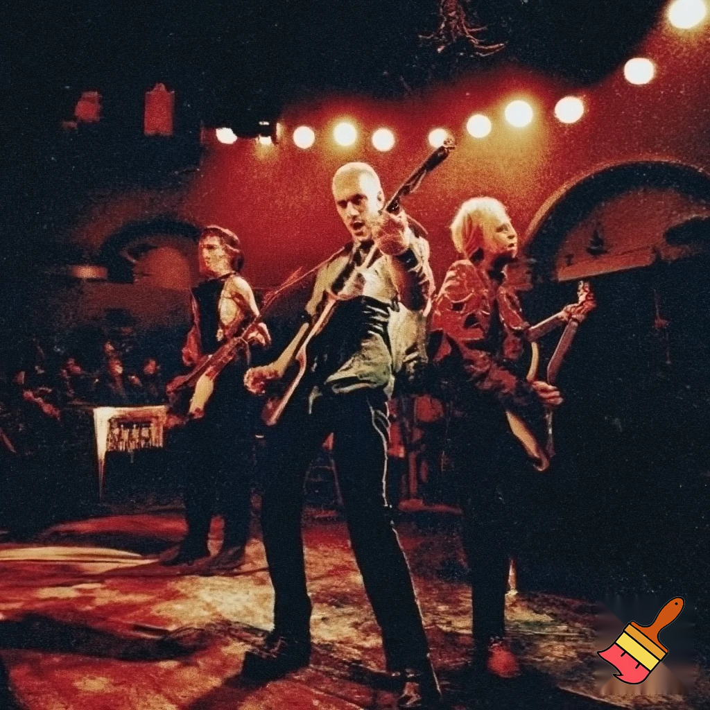 Sex Pistols playing MTV unplugged concert 