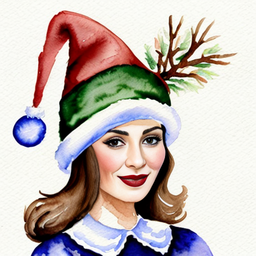 Christmas wizard hat