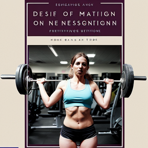 "在健身房做一字马的人妻好像没穿内裤" 以书名 设计一个书封， 意向表达 非具像