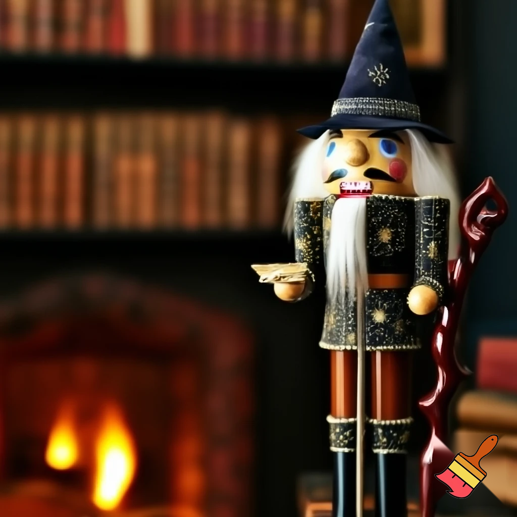 Christmas Nutcracker a wizard